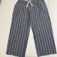 UNIQLO ユニクロ　パンツ　グレー　　ストライプ柄　3XL 新品未使用！