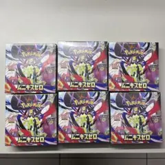 ポケモンカードムニキスゼロ6BOXシュリンク付き