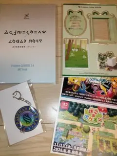 ポケモンza ポケセン特典セット　オンラインゲーム　アクリルスタンド　ニャオハ