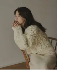 Olu.アイボリー カーディガン