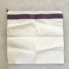 TORY BURCH 巾着ポーチ コットン製 保存袋のサムネイル