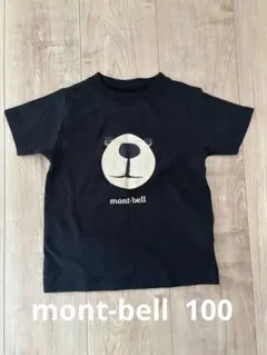 mont-bell クマ顔 Tシャツ 100