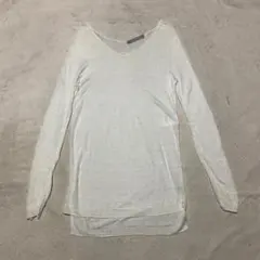 【匿名配送】セオリーリュクス リネン混 長袖カットソー Mサイズ