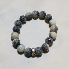 模様入りビーズブレスレット 数珠