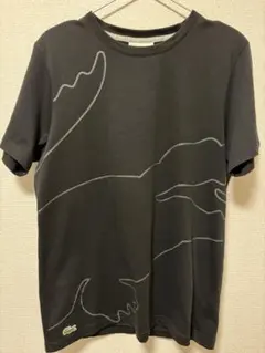 【希少デザイン】ラコステスポーツ ビッグクロック Tシャツ 黒 FR4/US M