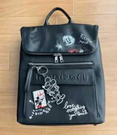 Desigual ミッキー刺繍バックパック