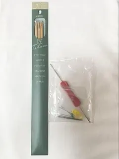 棒針　クロバー　匠　8号　30センチ 4本針 おまけ付き