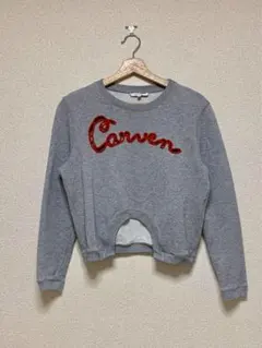 CARVEN クロップド 刺繍 スウェット cropped sweatshirt