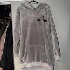 NieR CLOTHING フード付きパーカー グレー