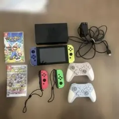 Nintendo Switch 本体 カラフルセット　 ソフト2本