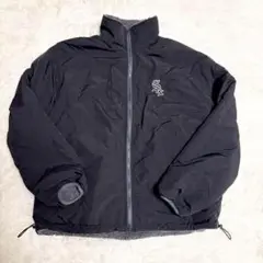 Perushu × MLB コラボスタンドネックリバーシブルナイロンボアブルゾン