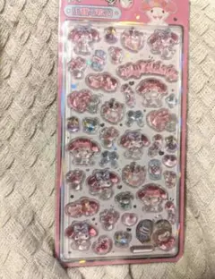 ボンボンドロップ　ラメ　シール　うるちゅる　海外限定　マイメロ