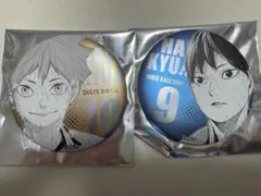 ハイキュー　ファンパーク　デコレクション缶バッジ第三弾　影山飛雄　日向翔陽セット