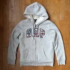 GAP y2k archive ジップパーカー　ロゴ　星条旗　古着　00s