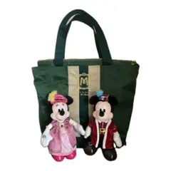 ミラコスタ宿泊者限定 トートバッグ+ミッキー・ミニーのぬいぐるみバッチ