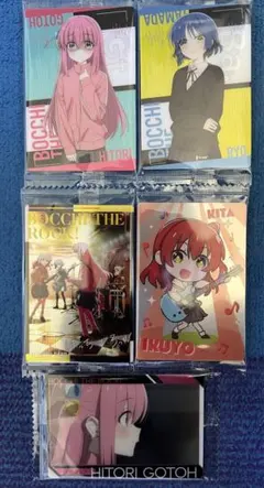 ぼっち・ざ・ろっく！ ウエハース カード 5枚セット