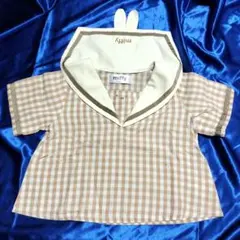 ◆ miffy ミッフィー セーラー襟 半袖ブラウス 95cm