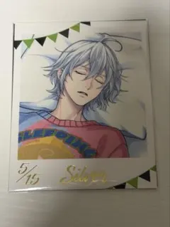 ツイステ　くつろぎ　フォト風カード　シルバー