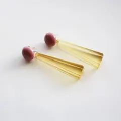ビームス購入 クリア両耳ピアス BEAMSのサムネイル