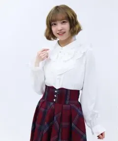 axes femme POETIQUE ビッグリボン付き丸襟ブラウスのサムネイル