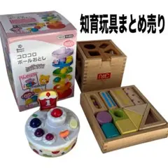 知育玩具　まとめ売り　セット売り　型はめ　パズル　木製　積み木　0歳　1歳　2歳