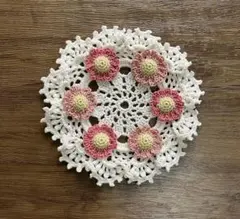 デイジーのドイリー　お花のドイリー　レース編み