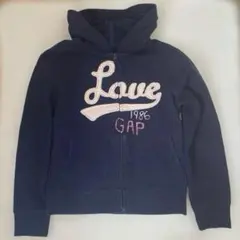 Gap Kids フード付きジップパーカー ネイビー160cm