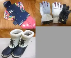 Ｍサイズ　スキーウエア上下（おまけでスノーブーツ、グローブ付き）