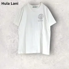 フララニ　半袖Tシャツ　ハワイ　プリント　ホワイト　L 透け感　コットン100%のサムネイル