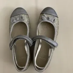 クラークス　ラメ入りフォーマル靴　女の子　20cm
