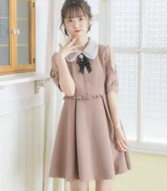 ROJITA ロジータ 量産型 ワンピース ピンクブラウン