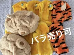 ディズニー　プーさん　ティガー　マフラーキャップ　被り物　ハット　帽子　ミトン