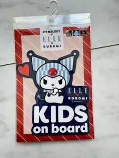 クロミちゃん　KIDS IN CAR ステッカー