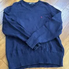 Polo by Ralph Lauren ネイビー Vネックセーター M
