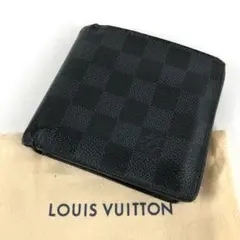 LOUIS VUITTON ポルトフォイユマルコ ダミエ グラフィット 折り財布