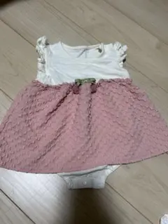 美品　さくらんぼ　ロンパース　半袖　バースデイ　70