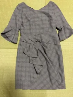 Apuweiser-riche チェック柄ワンピース