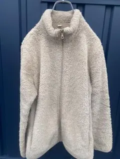 【UNIQLO】フルジップパーカー　ベージュ　XLサイズ