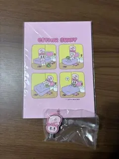 エスター・バニー メモ帳とヘアクリップ