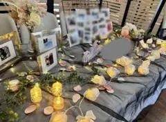 披露宴 ウェルカムスペース＆テーブルナンバーセット