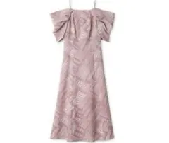 SNIDEL スナイデル　2wayデザインプリントワンピース　ピンク　1