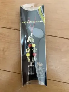 東京ディズニーリゾート ミッキーストラップ　クリスタルガラス