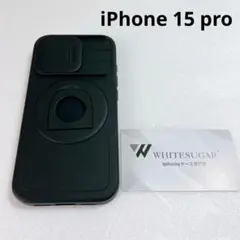 WHITESUGAR iPhone 15 pro ケース ブラック