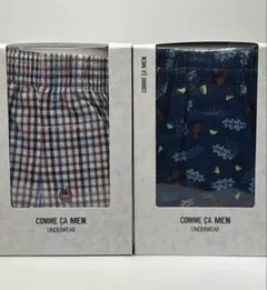 ★新品★ コムサメン ボクサーパンツ 2点セット L ⑪