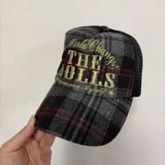 か様専用！【美品】y2k リズリサドール 刺繍 チェック柄 メッシュキャップのサムネイル