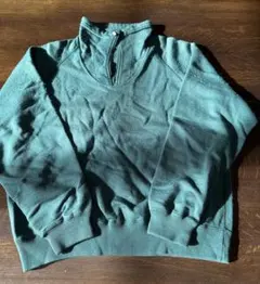 ヴィンテージTHE NORTH FACE M ハーフジップ スウェット グリーン