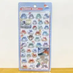 和柄・ボンボンドロップシール 富士山