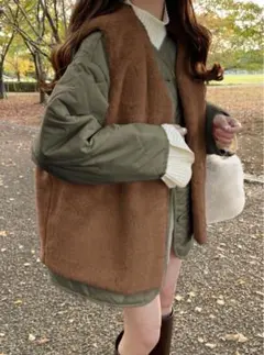 ファーベストXキルティングジャケットセット[fo1618]