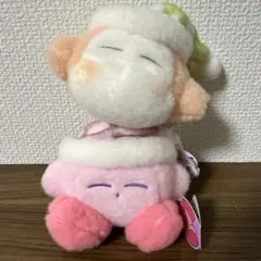 星のカービィ　羊毛フェルト風　すやすやminiぬいぐるみ　カービィ　ワドルディ