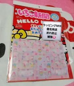 最新号♥️いちご新聞2026年11月号/本誌付録つき/ファイルケース⑤ラッピング